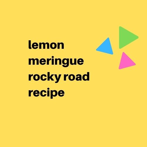 Lemon Meringue Rocky Road Recipe - Digital Download - Cat Food Cakes