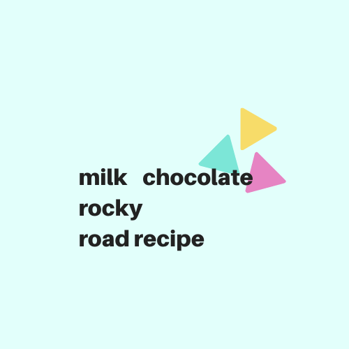 Milk Chocolate Rocky Road Recipe - Digital Download - Cat Food Cakes