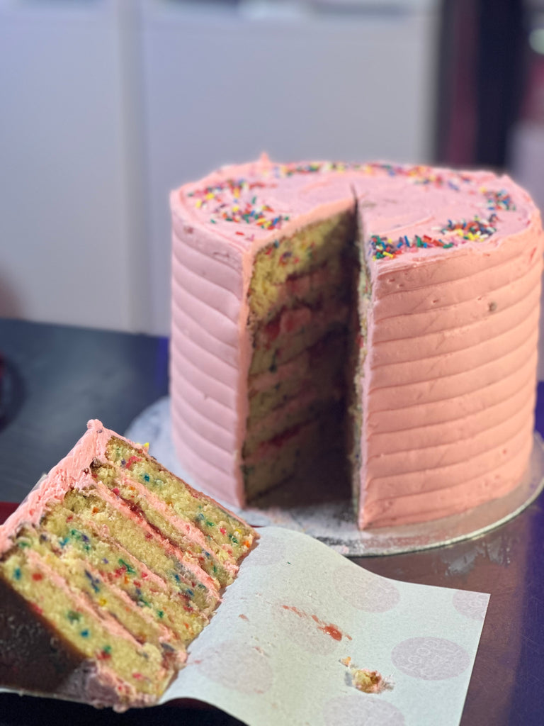 Betty Birthday Cake Slice
