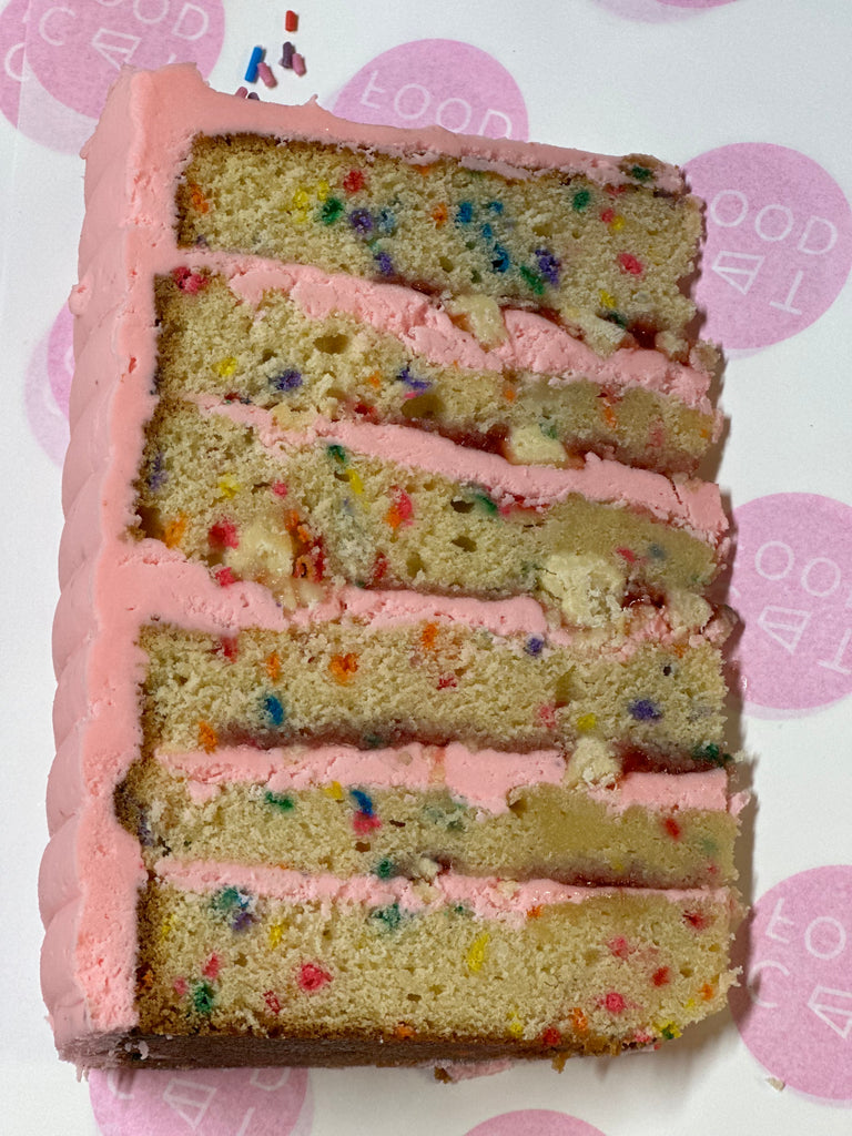 Betty Birthday Cake Slice