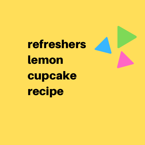 Refreshers Lemon Cupcakes - Digital Download - Cat Food Cakes