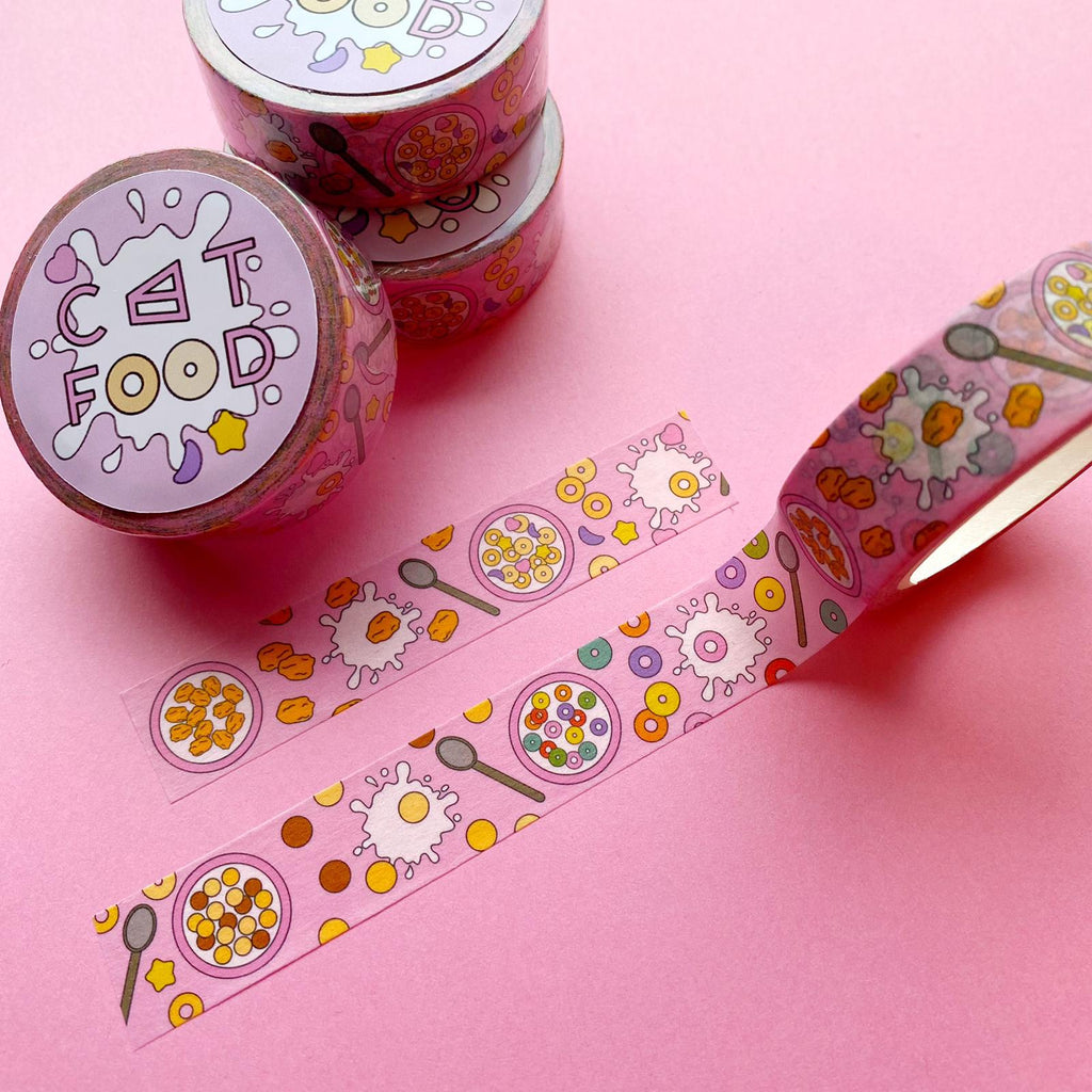 Cat Food Cakes Washi Tape - Cat Food Cakes