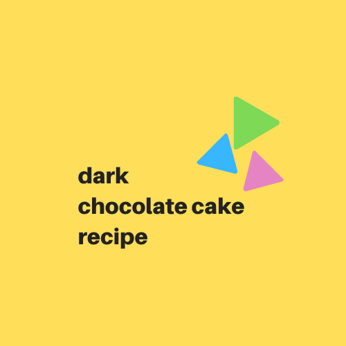 Dark Chocolate Cake Recipe - Digital Download - Cat Food Cakes